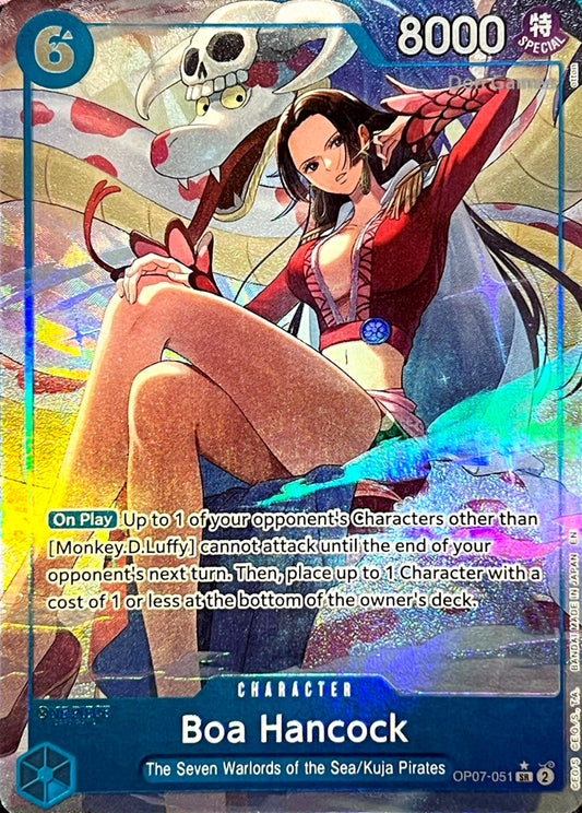 OP07-051 Boa Hancock Character Card Alternate Art Ver. 2 (The Seven Warlords of the Sea Binder Set)