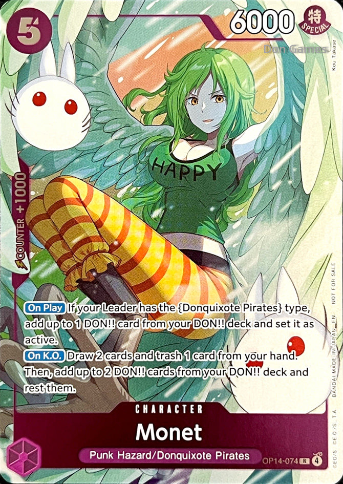 OP14-074 Monet Character Card Alternate Art Dash Pack