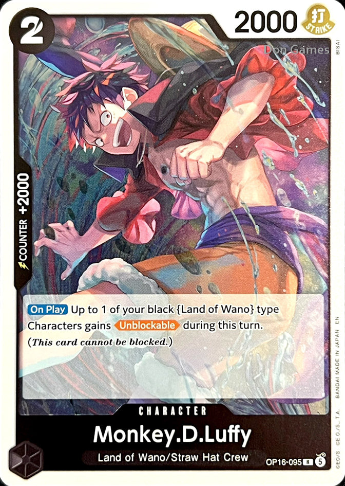 OP16-095 Monkey. D. Luffy Character Card