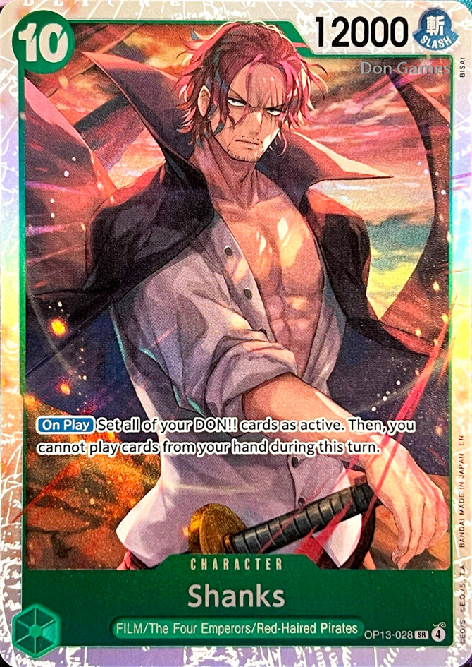 OP13-028 Shanks Character Card
