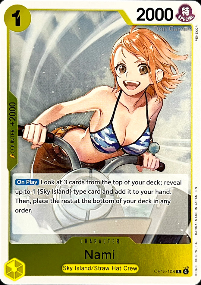 OP15-108 Nami Character Card