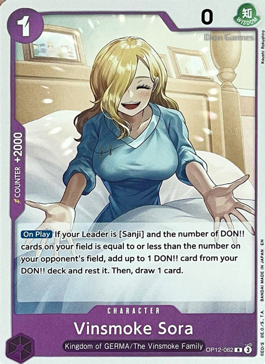 OP12-062 Vinsmoke Sora Character Card