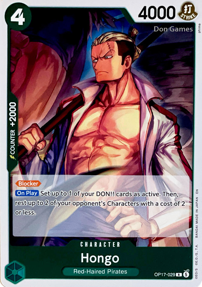 OP17-029 Hongo Character Card