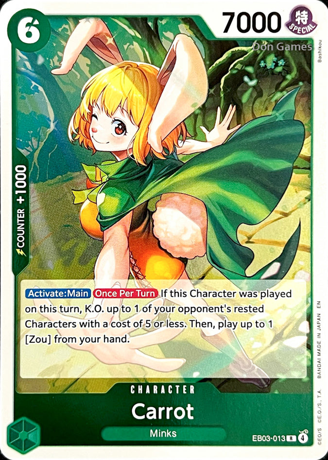 EB03-013 Carrot Character Card