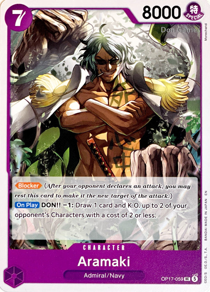 OP17-059 Aramaki Character Card