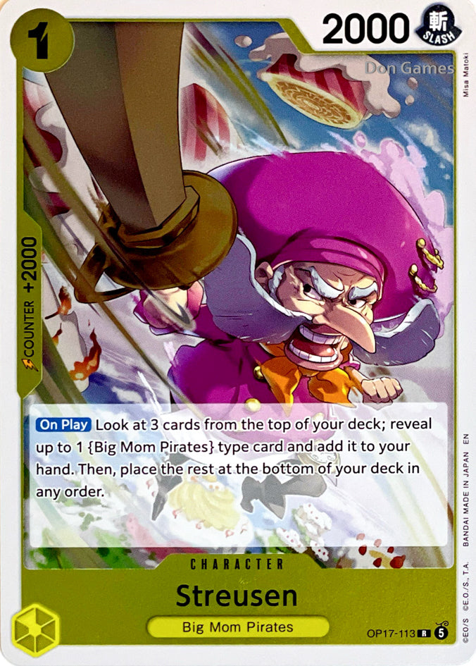 OP17-113 Streusen Character Card
