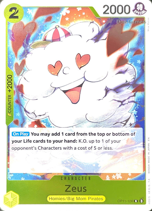 OP11-106 Zeus Character Card