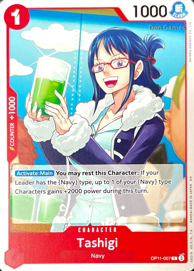 OP11-007 Tashigi Character Card