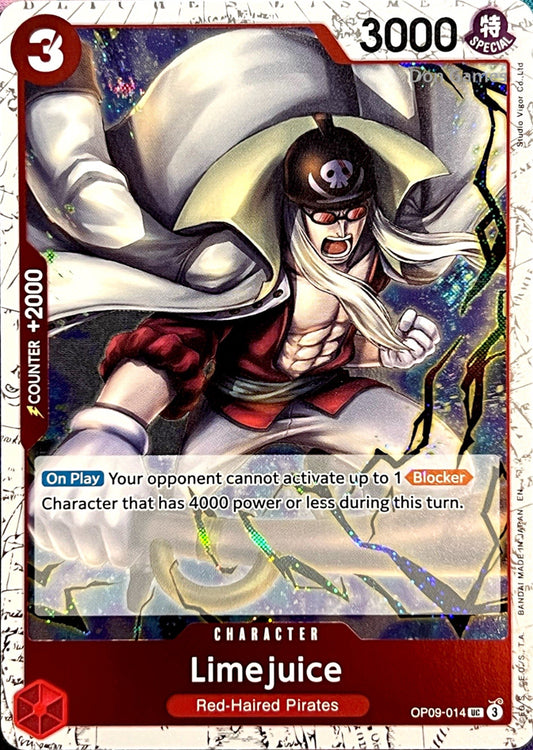 OP09-014 Limejuice Character Card Pirate Foil