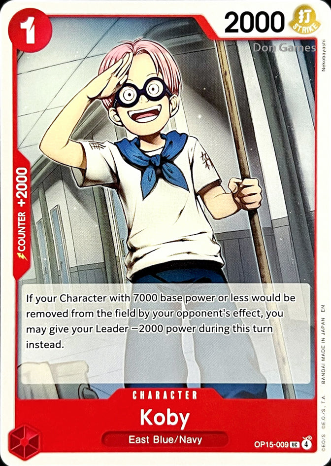 OP15-009 Koby Character Card