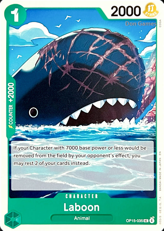 OP15-035 Laboon Character Card