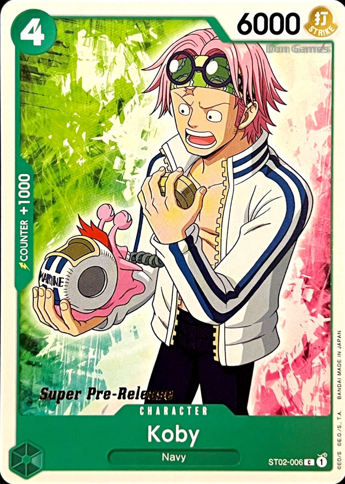 ST02-006 Koby Character Card SUPER PRE-RELEASE