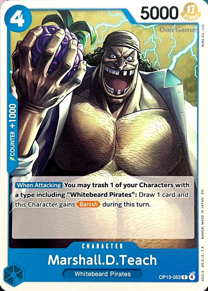 OP13-053 Marshall. D. Teach Character Card