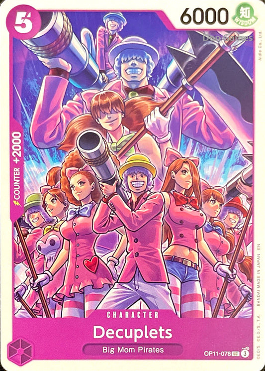 OP11-078 Decuplets Character Card