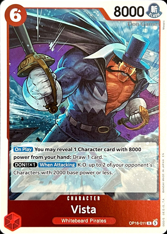 OP16-011 Vista Character Card