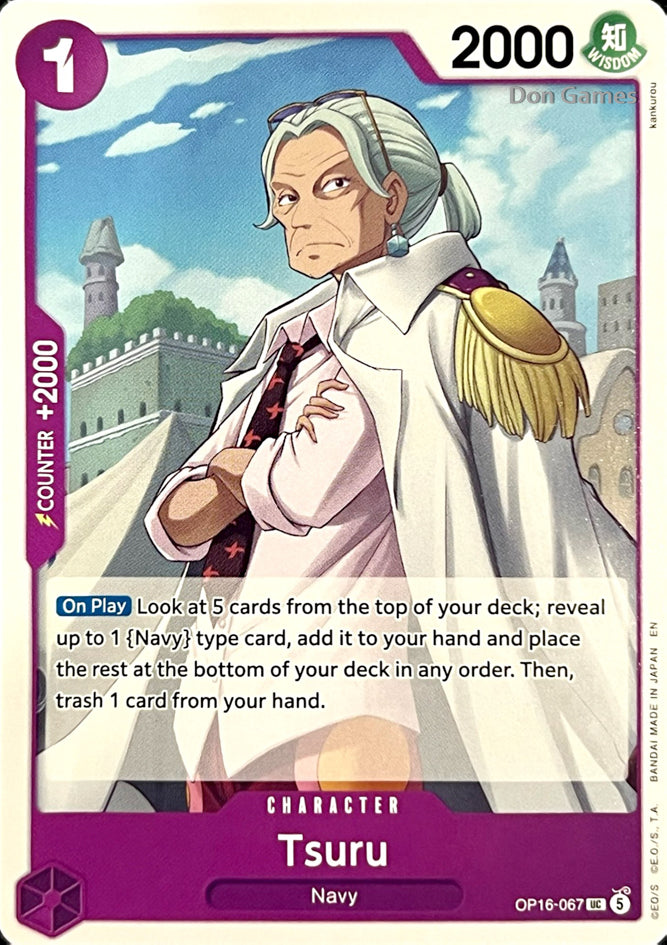 OP16-067 Tsuru Character Card