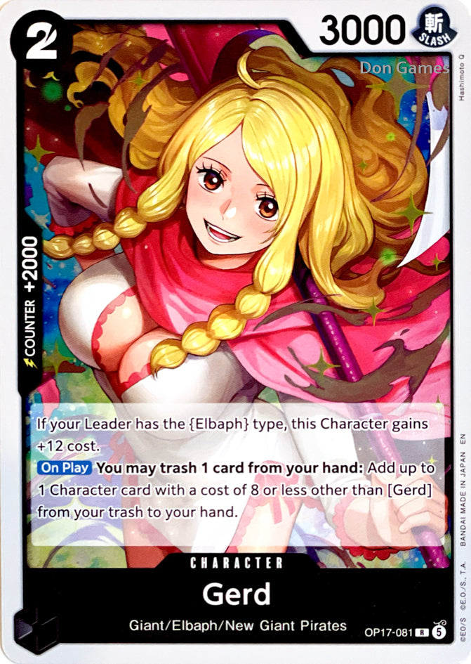 OP17-081 Gerd Character Card