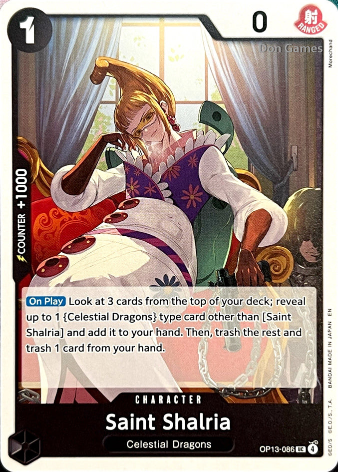 OP13-086 Saint Shalria Character Card