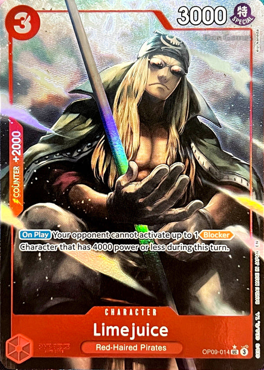 OP09-014 Limejuice Character Card Alternate Art (PRB-02)