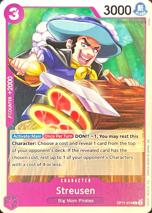 OP11-074 Streusen Character Card