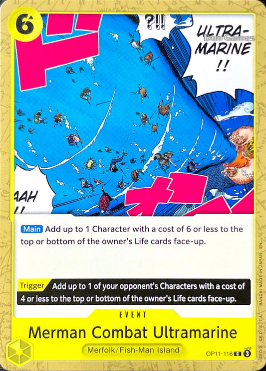 OP11-116 Merman Combat Ultramarine Event Card