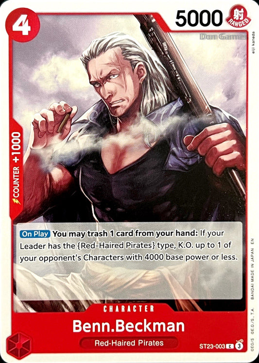 ST23-003 Benn. Beckman Character Card