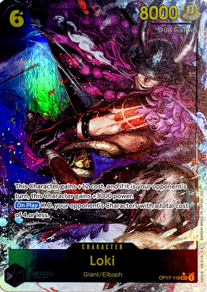 OP17-119 Loki Character Card Alternate Art