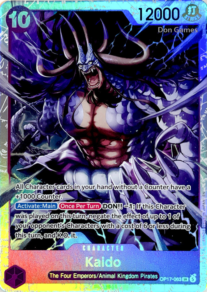 OP17-063 Kaido Character Card
