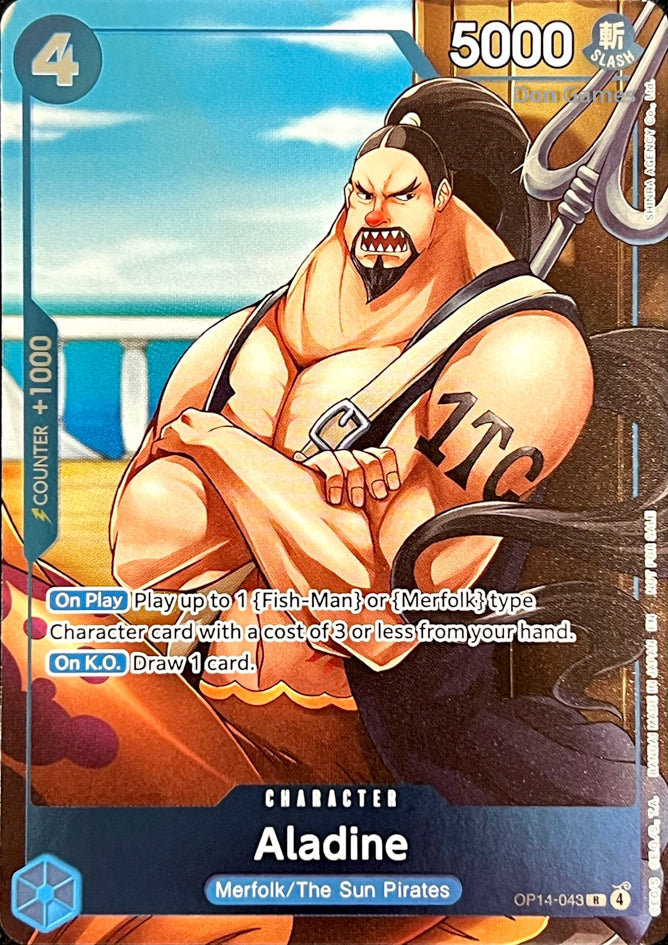 OP14-043 Aladine Character Card Alternate Art Dash Pack