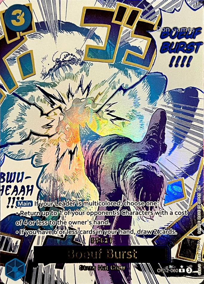 OP12-060 Boeuf Burst Event Card Alternate Art