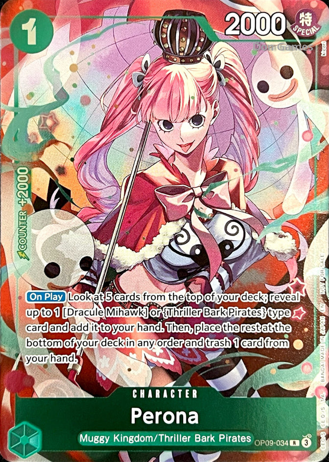 OP09-034 Perona Character Card Alternate Art Dash Pack