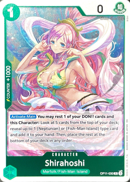 OP11-030 Shirahoshi Character Card