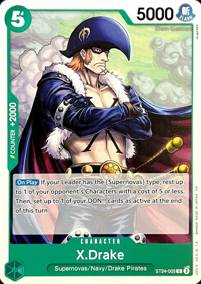 ST24-005 X. Drake Character Card