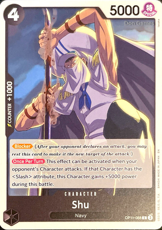 OP11-088 Shu Character Card