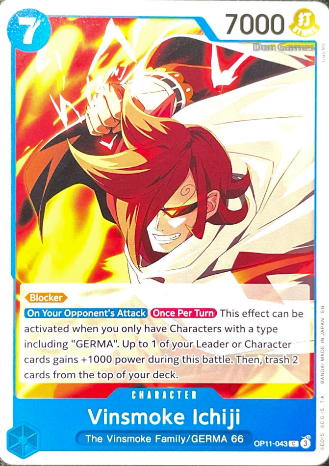 OP11-043 Vinsmoke Ichiji Character Card