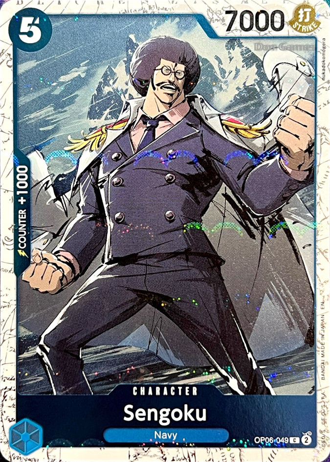 OP06-049 Sengoku Character Card Marines Foil