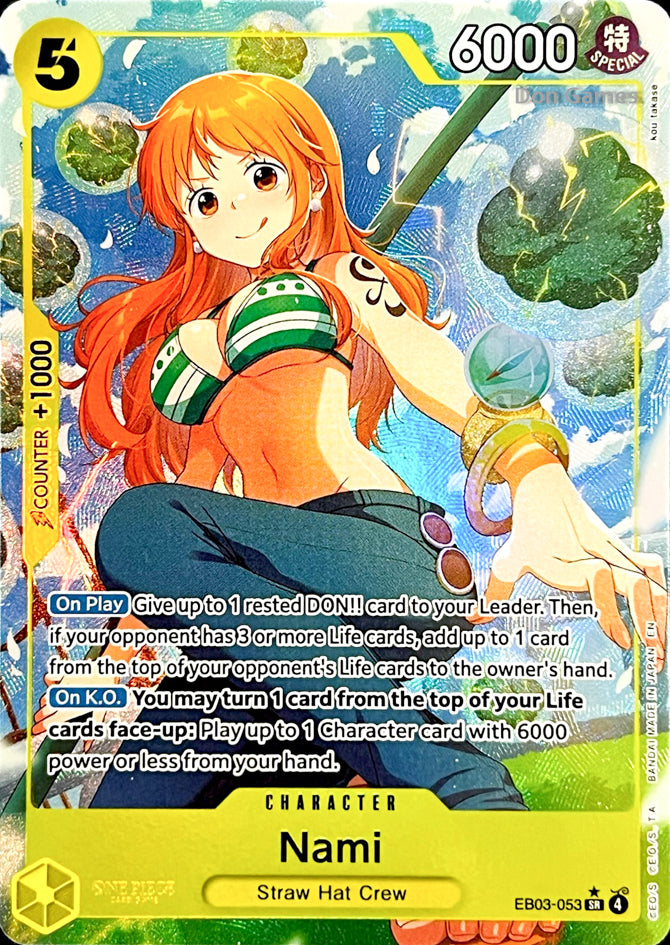 EB03-053 Nami Character Card Alternate Art