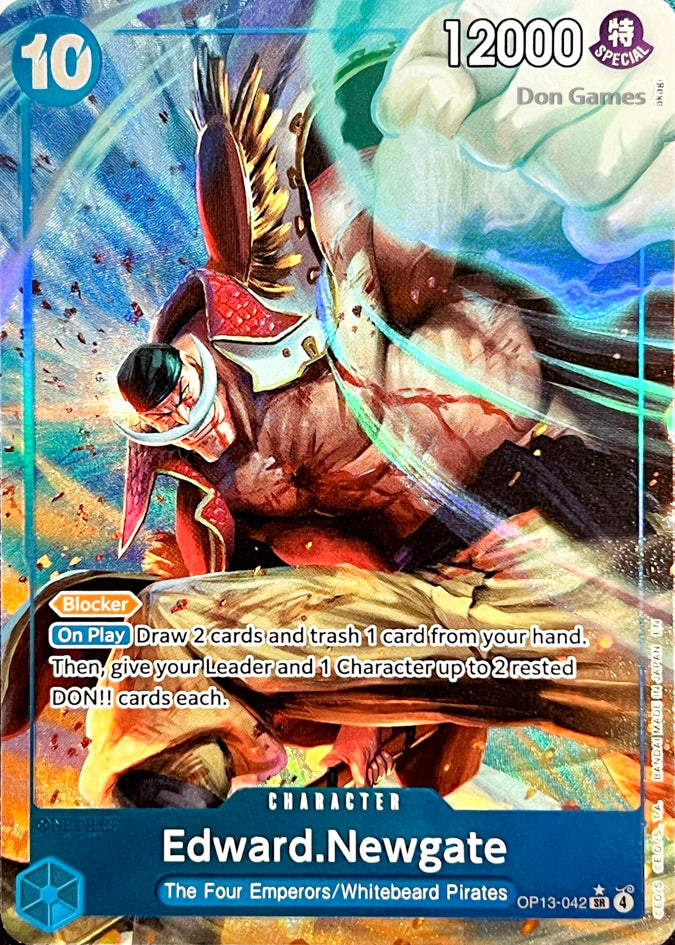 OP13-042 Edward. Newgate Character Card Alternate Art
