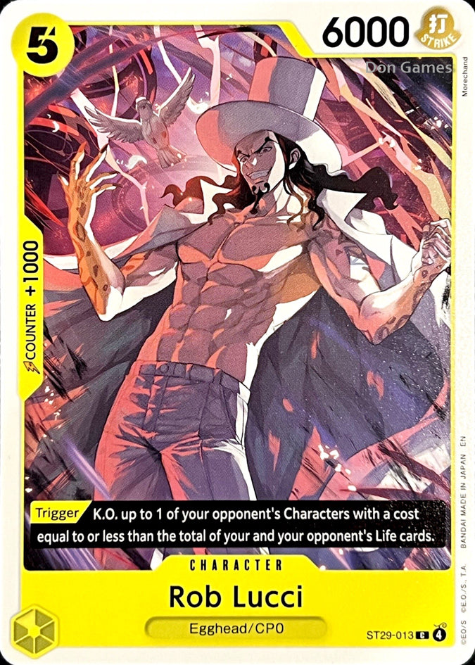 ST29-013 Rob Lucci Character Card