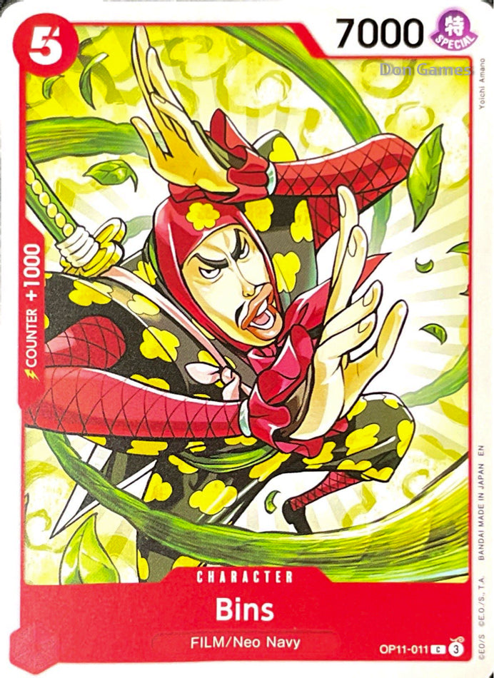 OP11-011 Bins Character Card