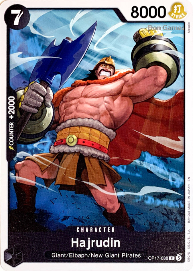 OP17-088 Hajrudin Character Card