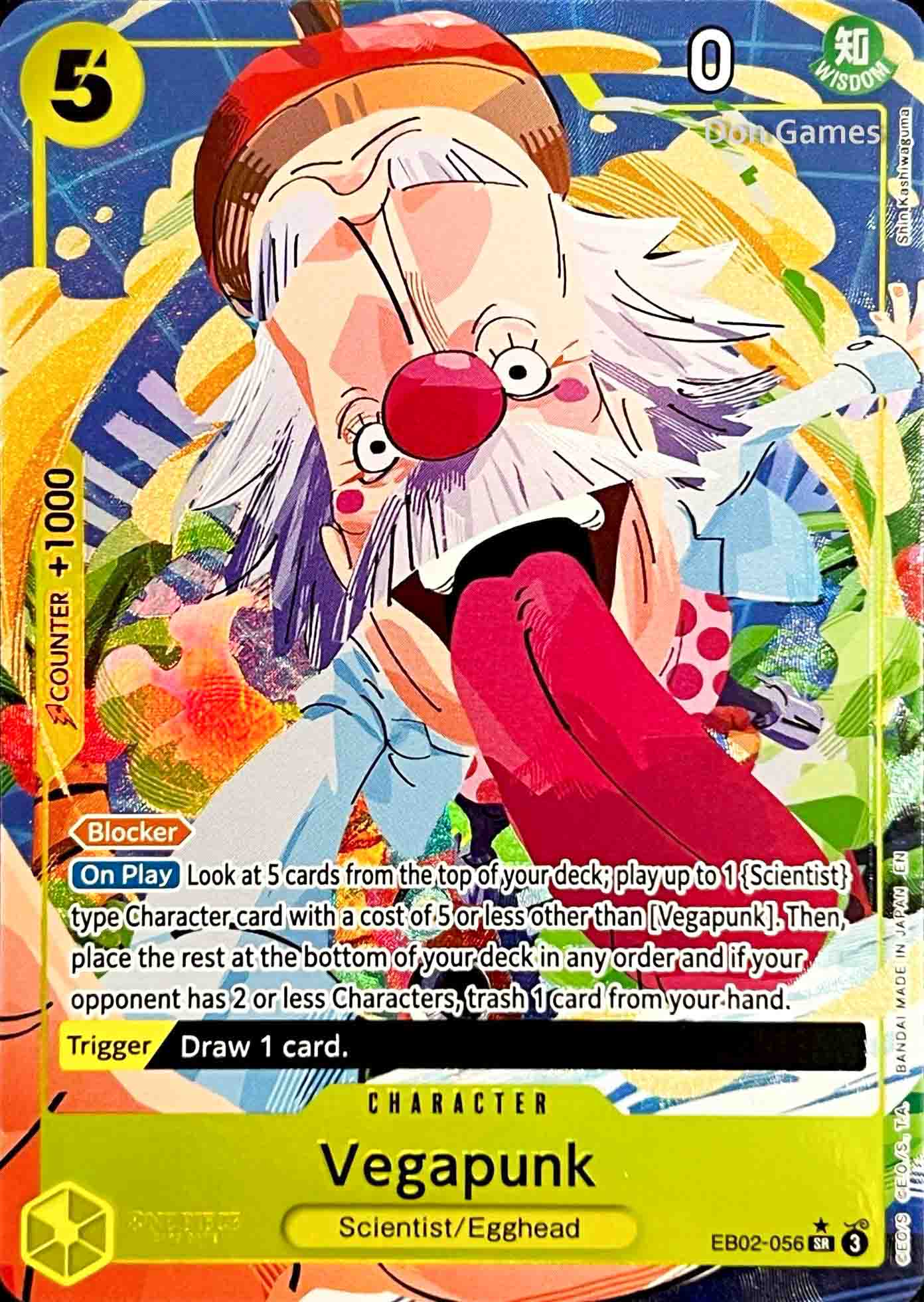 EB02-056 Vegapunk Character Card Alternate Art
