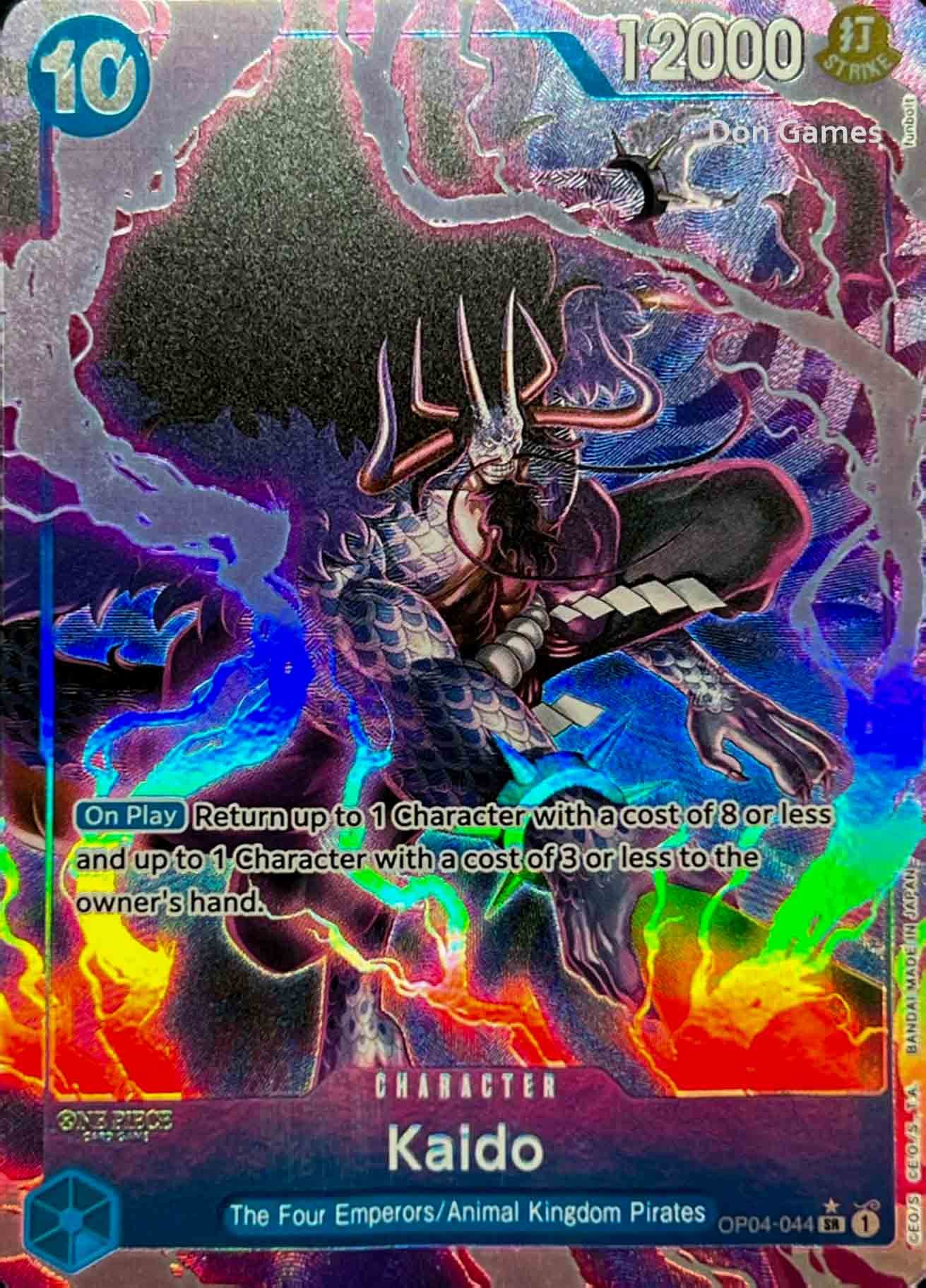 OP04-044 Kaido Character Card Alternate Art (PRB-01)