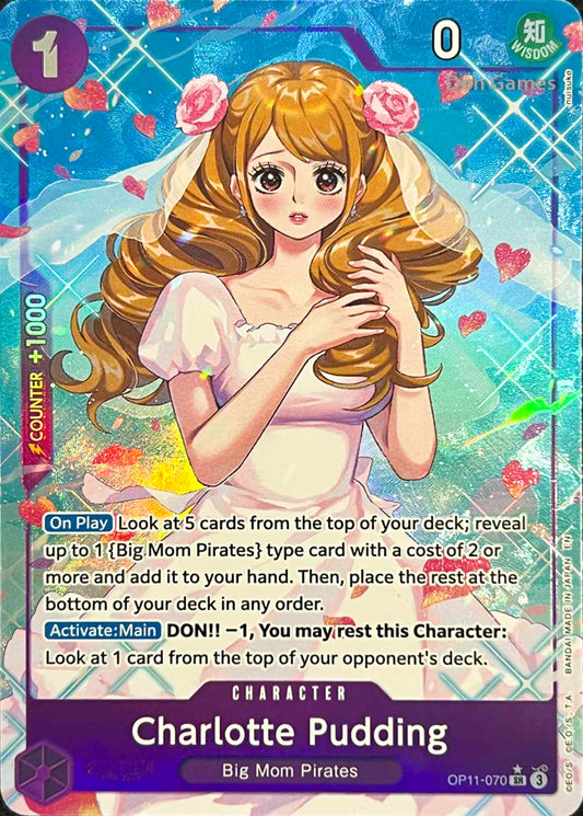 OP11-070 Charlotte Pudding Character Card Alternate Art