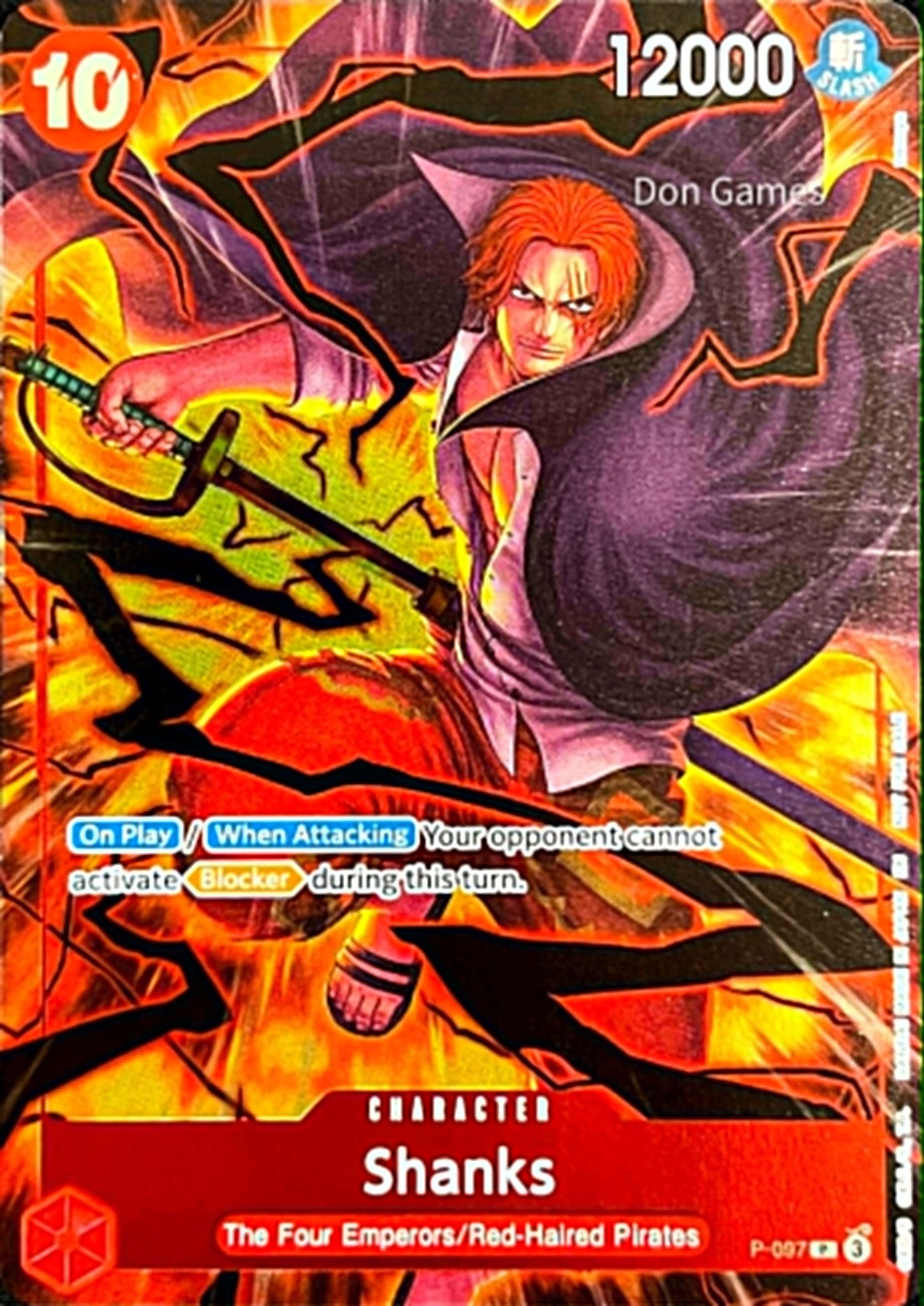 P-097 Shanks Character Card Event Pack Vol. 8 Promo