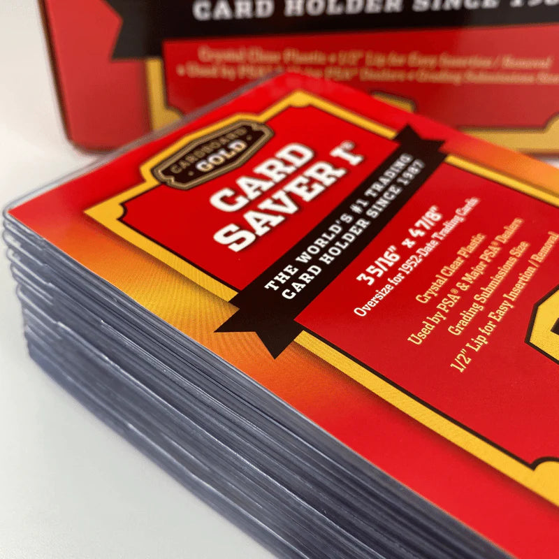 Card Saver I - Semi Rigid Card Holder for PSA/BGS Grading - 50 Pack