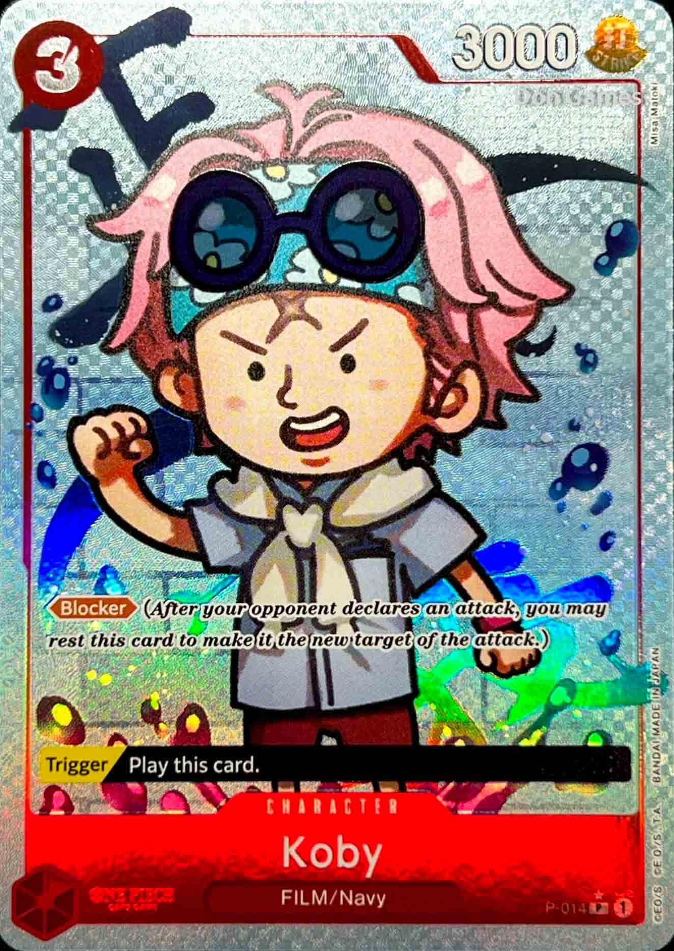 P-014 Koby Character Card Promo Extended Art