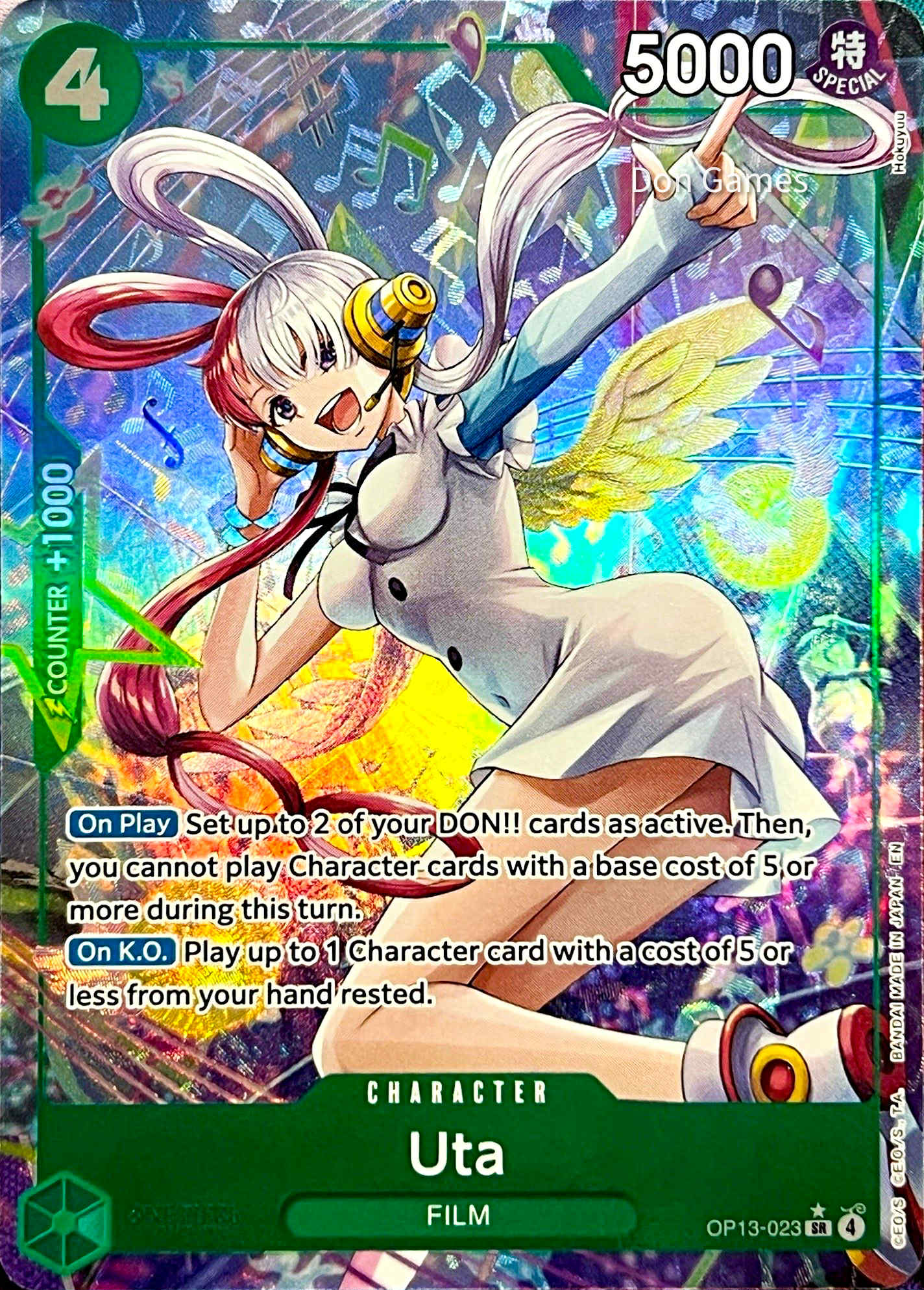 OP13-023 Uta Character Card Alternate Art