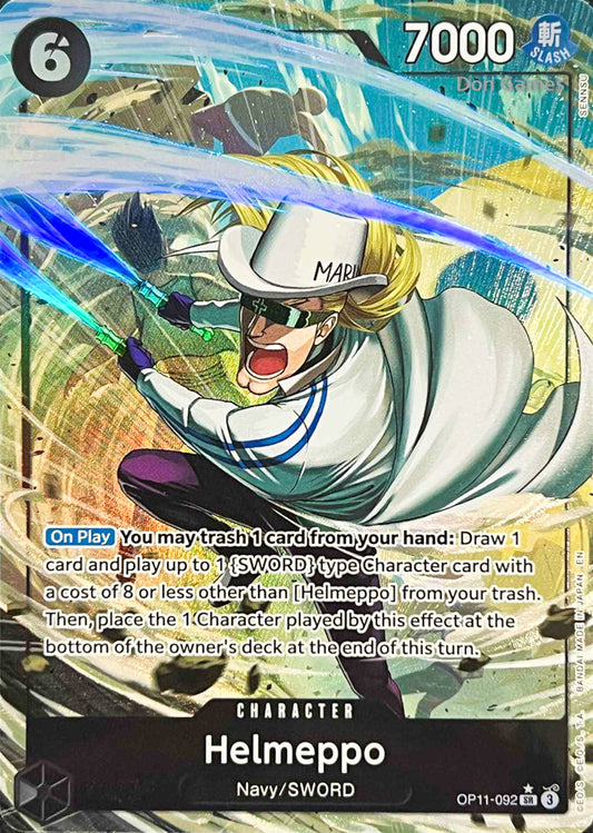 OP11-092 Helmeppo Character Card Alternate Art