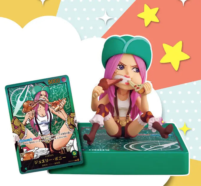 OP07-019 Jewelry Bonney Leader Lecafig Japanese (Figurine + Japanese Leader Card)